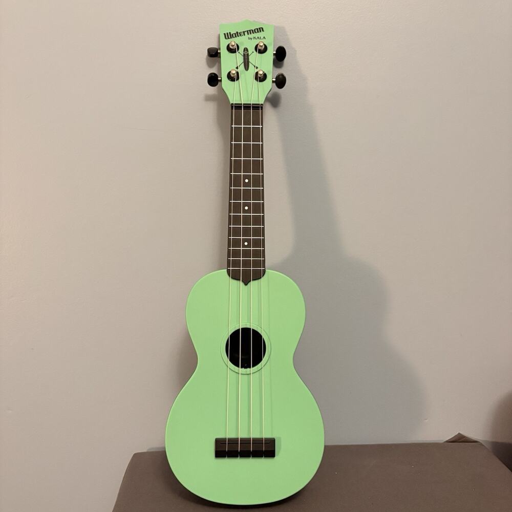 The Waterman By KALA Soprano Teal Seafoam Matte Concert Ukulele Carrying Bag Inc